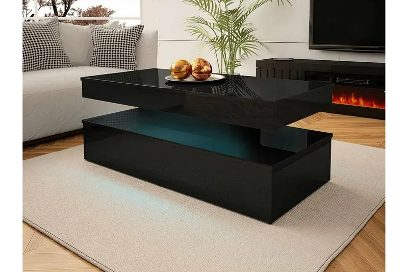 Glenndale Soffbord 55 cm Concept 55 Black - Huonekalut - Pöytä & ruokailuryhmä - Sohvapöytä