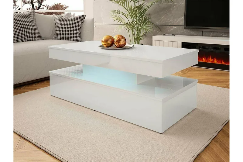 Glenndale Soffbord 55 cm Concept 55 White - Huonekalut - Pöytä & ruokailuryhmä - Sohvapöytä