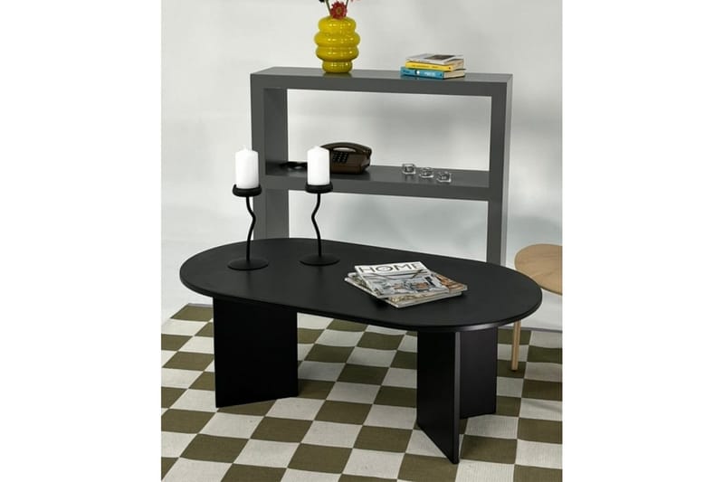 Sohvapöytä Glenure Musta - Musta - Huonekalut - Pöytä & ruokailuryhmä - Sohvapöytä
