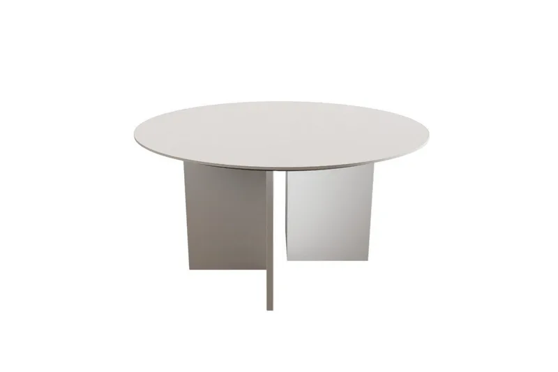 Sohvapöytä Glenure Valkoinen, Valkoinen