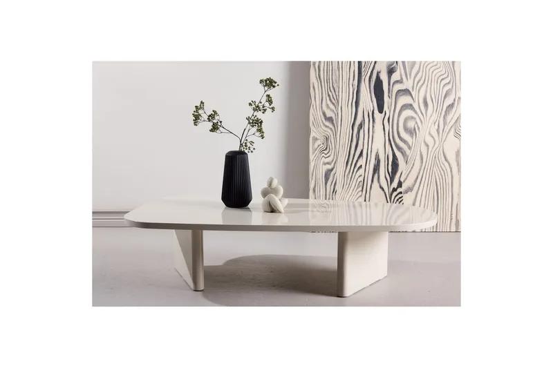 Sohvapöytä Grönvik - beige, 135 x 65 - Huonekalut - Pöytä & ruokailuryhmä - Sohvapöytä