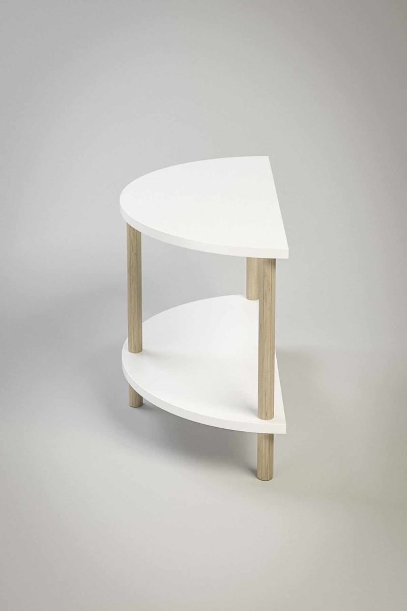 Sohvapöytä Hanah Home Peka Cube (60 x 42 x 30 cm) Valkoinen - Valkoinen - Huonekalut - Pöytä & ruokailuryhmä - Sohvapöytä