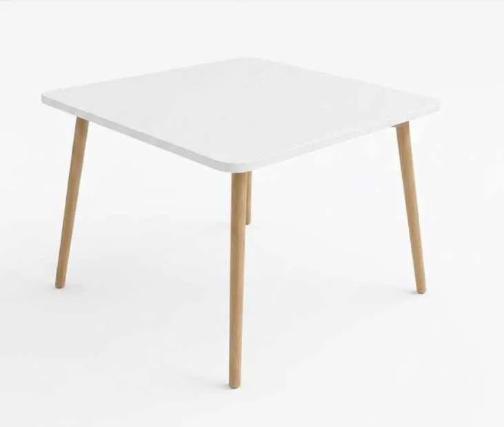 Sohvapöytä Hanah Home Peka Compact (60 x 47 x 60 cm) Valkoinen, Valkoinen