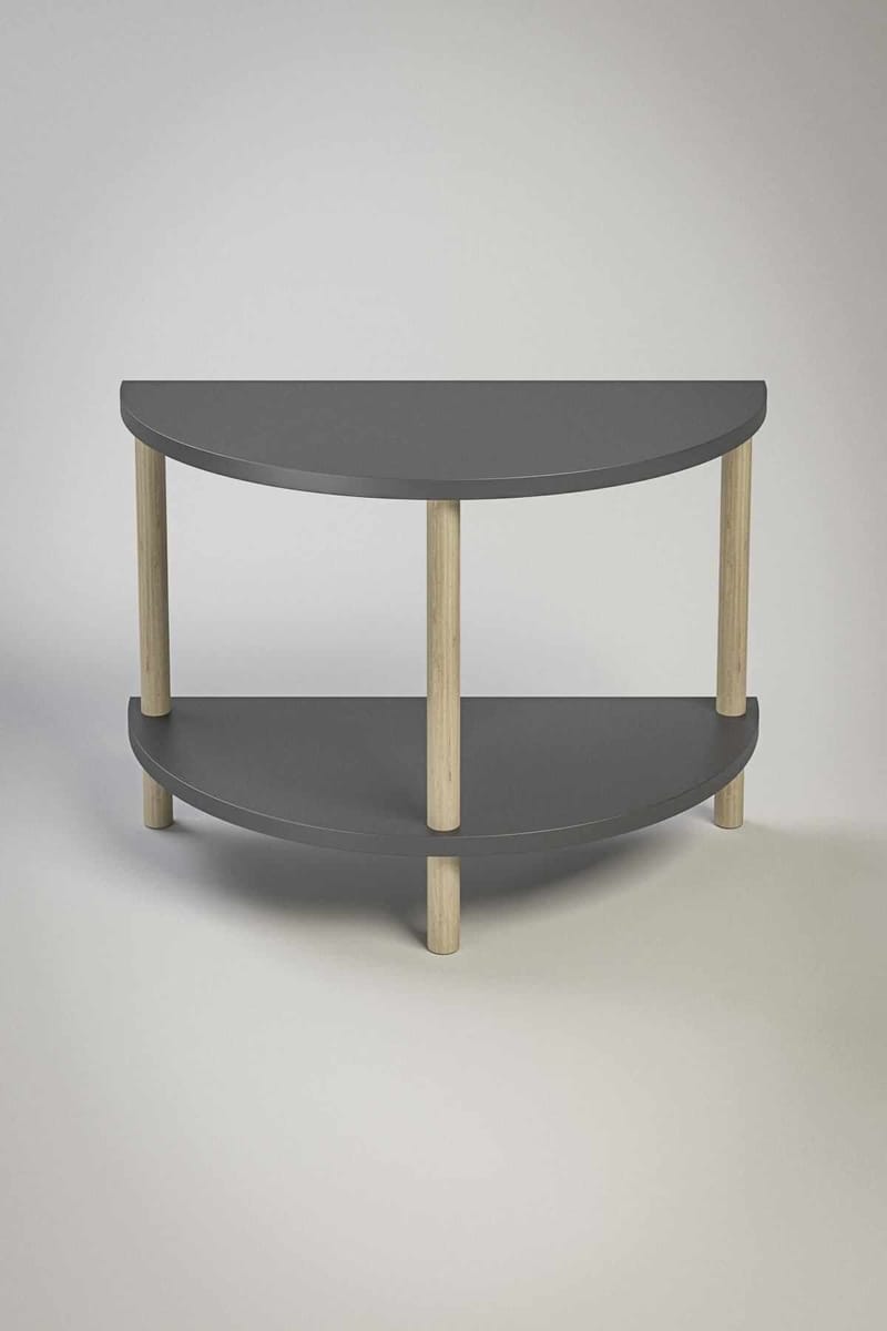 Sohvapöytä Hanah Home Peka Cube (60 x 42 x 30 cm) Antrasiitti - Antrasiitti - Huonekalut - Pöytä & ruokailuryhmä - Sohvapöytä