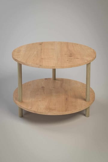 Sohvapöytä Hanah Home Peka Square (Ø60 x K43 cm) Sapphire Oak - Sapphire Oak - Huonekalut - Pöytä & ruokailuryhmä - Sohvapöytä