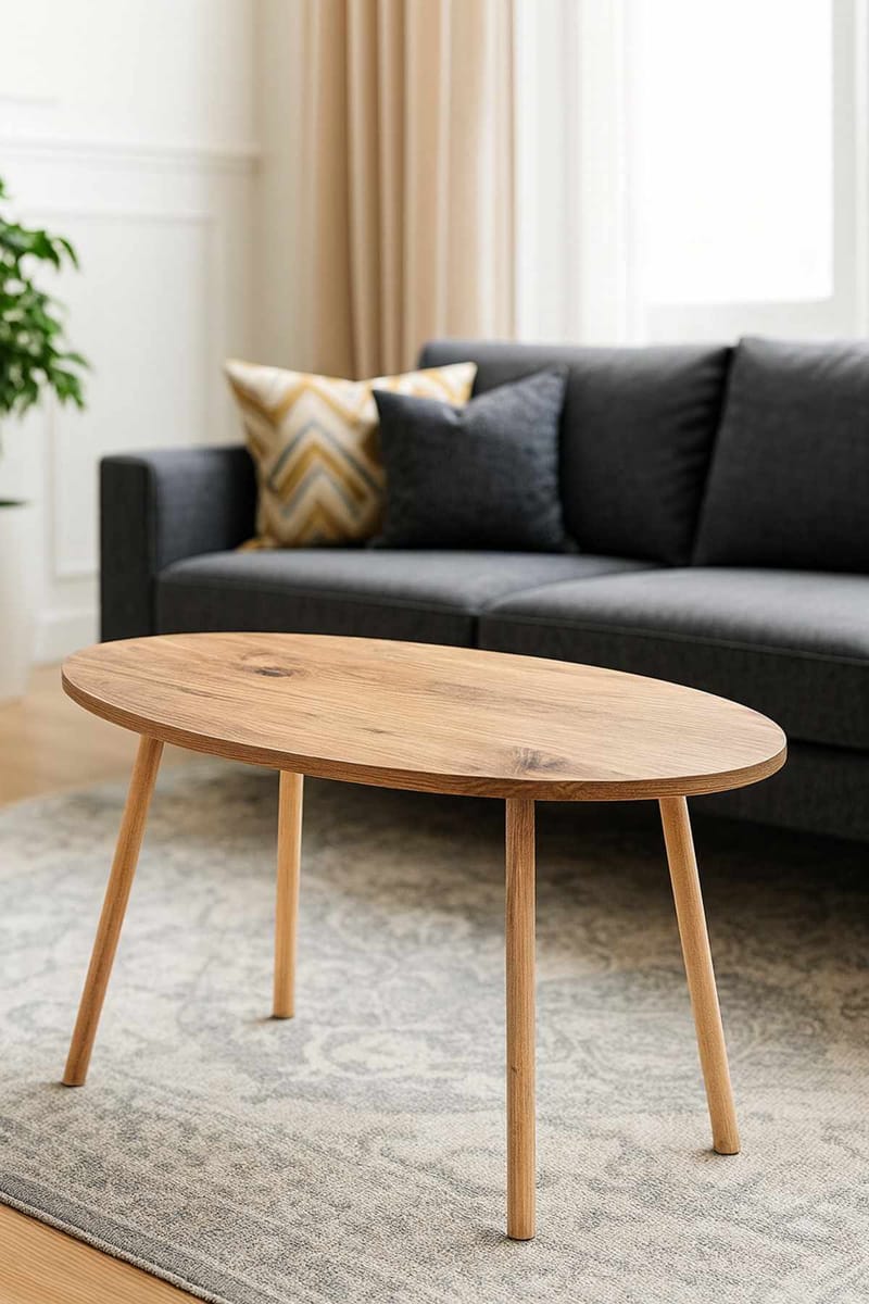 Sohvapöytä Hanah Home Peka Low (90 x 60 x 50 cm) Mänty - Mänty - Huonekalut - Pöytä & ruokailuryhmä - Sohvapöytä