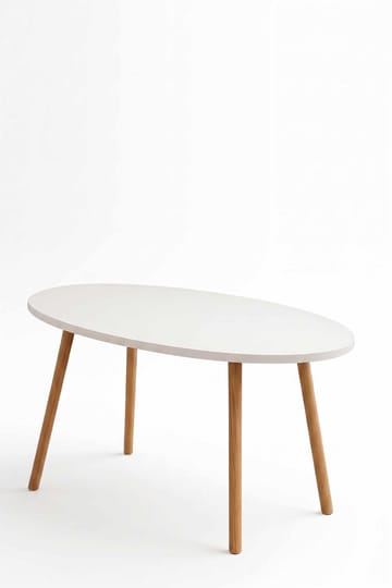 Sohvapöytä Hanah Home Peka Low (90 x 60 x 50 cm) Valkoinen - Valkoinen - Huonekalut - Pöytä & ruokailuryhmä - Sohvapöytä