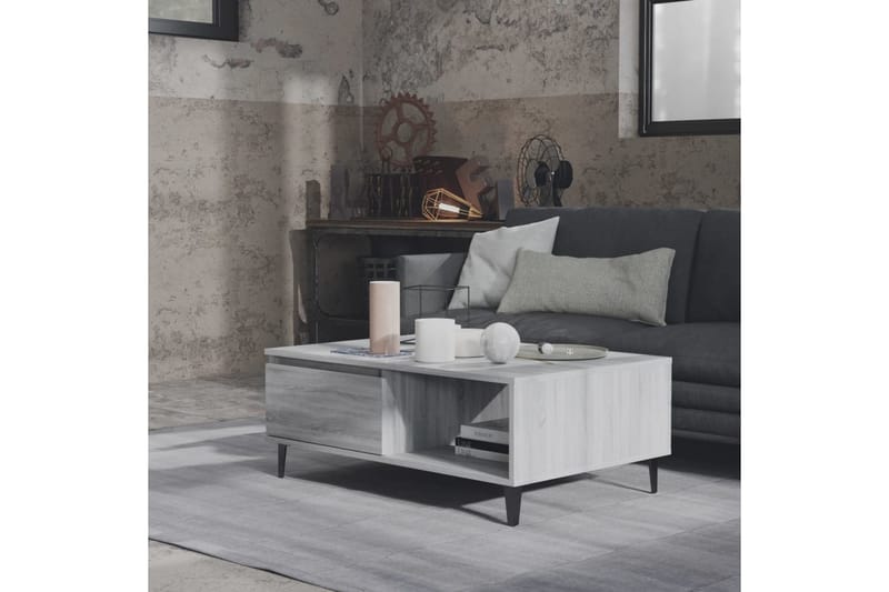 Sohvapöytä harmaa Sonoma 90x60x35 cm lastulevy - Harmaa - Huonekalut - Pöytä & ruokailuryhmä - Sohvapöytä