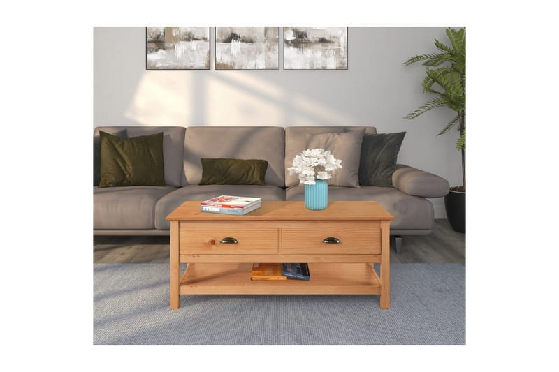 Sohvapöytä Harry Petsattu/vaha - Petsattu/vaha - Huonekalut - Pöytä & ruokailuryhmä - Sohvapöytä