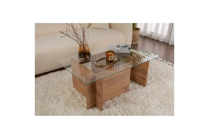 Sohvapöytä Haruto Atlantinmänty - Atlantinmänty - Huonekalut - Pöytä & ruokailuryhmä - Sohvapöytä