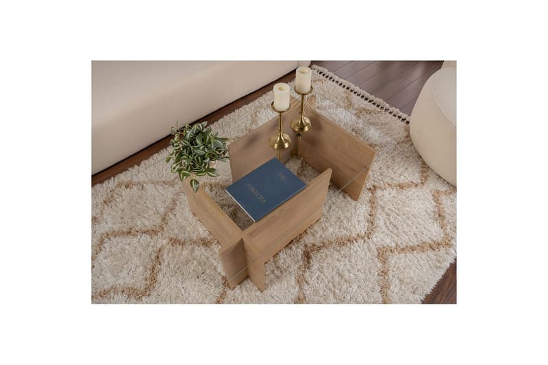 Sohvapöytä Haruto Honey Oak - Honey Oak - Huonekalut - Pöytä & ruokailuryhmä - Sohvapöytä