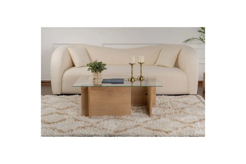 Sohvapöytä Haruto Honey Oak - Honey Oak - Huonekalut - Pöytä & ruokailuryhmä - Sohvapöytä