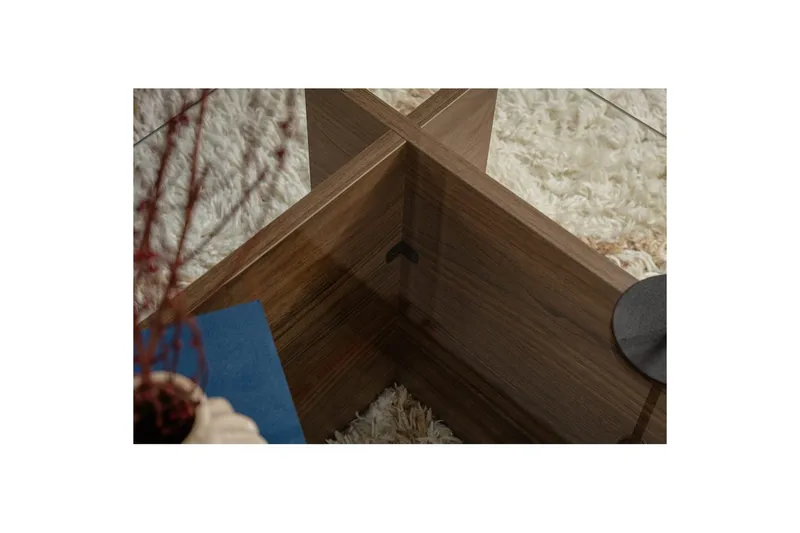 Sohvapöytä Haruto Pähkinäpuu - Pähkinäpuu - Huonekalut - Pöytä & ruokailuryhmä - Sohvapöytä