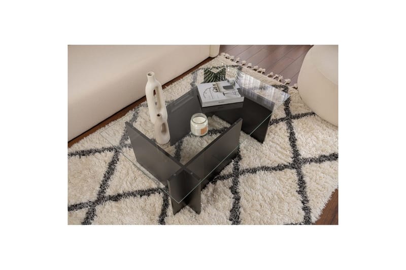 Sohvapöytä Haruto Puu Musta - Puu Musta - Huonekalut - Pöytä & ruokailuryhmä - Sohvapöytä