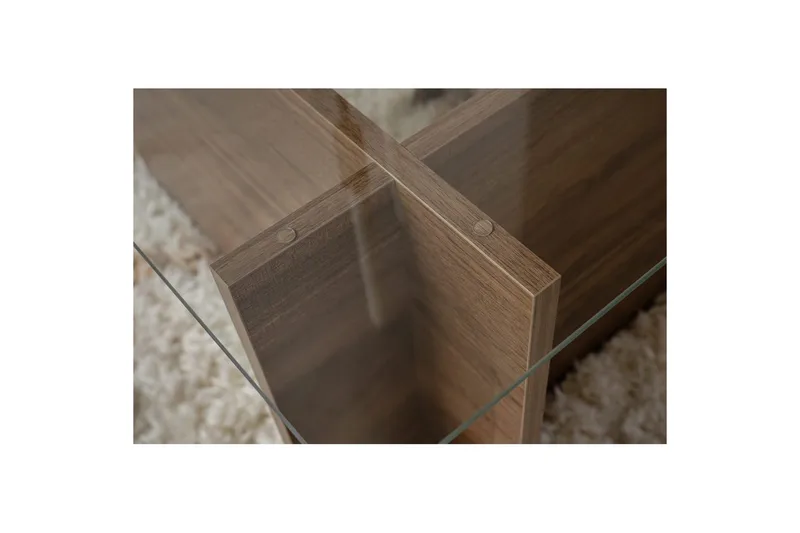 Sohvapöytä Haruto Pähkinäpuu - Pähkinäpuu - Huonekalut - Pöytä & ruokailuryhmä - Sohvapöytä