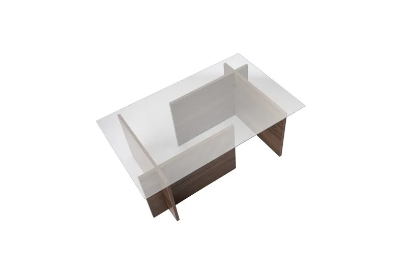 Sohvapöytä Haruto Pähkinäpuu - Pähkinäpuu - Huonekalut - Pöytä & ruokailuryhmä - Sohvapöytä