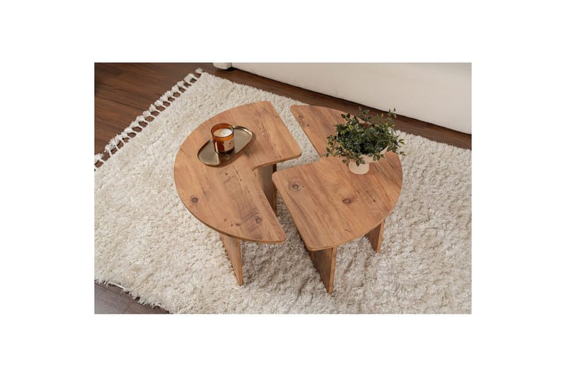 Sohvapöytä Haruya Atlantinmänty - Atlantinmänty - Huonekalut - Pöytä & ruokailuryhmä - Apupöytä & sivupöytä - Sarjapöytä