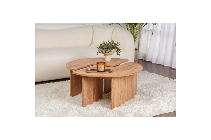 Sohvapöytä Haruya Atlantinmänty - Atlantinmänty - Huonekalut - Pöytä & ruokailuryhmä - Apupöytä & sivupöytä - Sarjapöytä