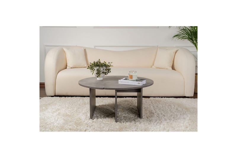 Sohvapöytä Haruya Betoniharmaa - Betoniharmaa - Huonekalut - Pöytä & ruokailuryhmä - Apupöytä & sivupöytä - Sarjapöytä