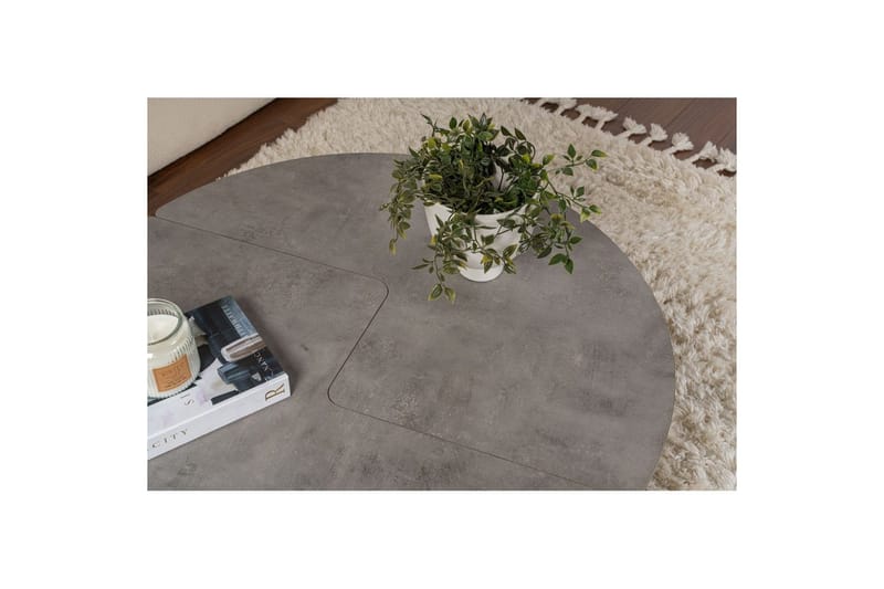 Sohvapöytä Haruya Betoniharmaa - Betoniharmaa - Huonekalut - Pöytä & ruokailuryhmä - Apupöytä & sivupöytä - Sarjapöytä