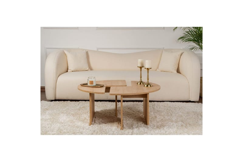 Sohvapöytä Haruya Tammi - Tammi - Huonekalut - Pöytä & ruokailuryhmä - Apupöytä & sivupöytä - Sarjapöytä