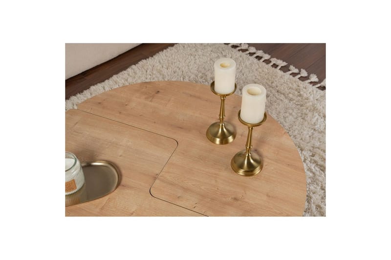 Sohvapöytä Haruya Tammi - Tammi - Huonekalut - Pöytä & ruokailuryhmä - Apupöytä & sivupöytä - Sarjapöytä