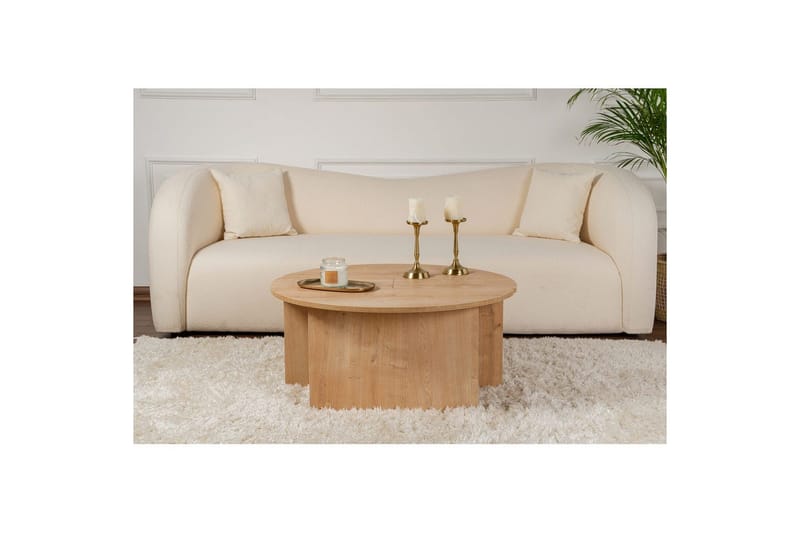 Sohvapöytä Haruya Tammi - Tammi - Huonekalut - Pöytä & ruokailuryhmä - Apupöytä & sivupöytä - Sarjapöytä