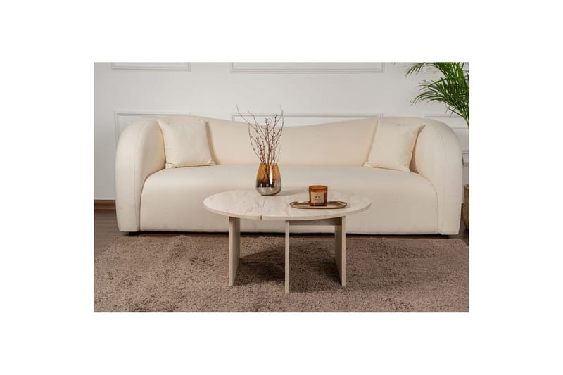 Sohvapöytä Haruya Travertiini - Travertiini - Huonekalut - Pöytä & ruokailuryhmä - Apupöytä & sivupöytä - Sarjapöytä