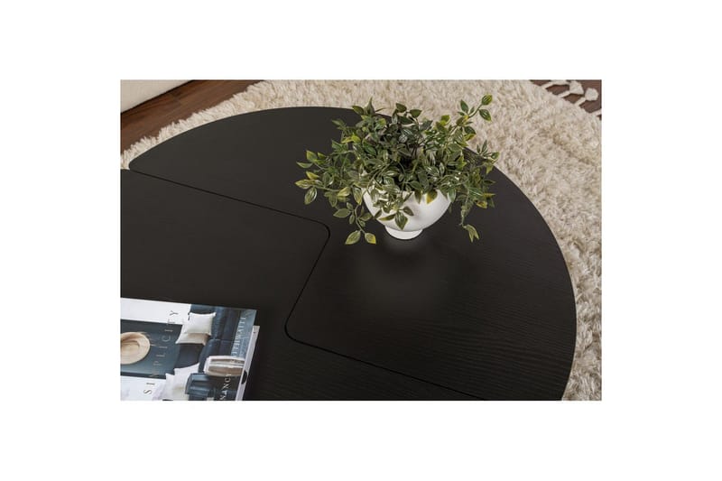 Sohvapöytä Haruya Puu Musta - Puu Musta - Huonekalut - Pöytä & ruokailuryhmä - Apupöytä & sivupöytä - Sarjapöytä