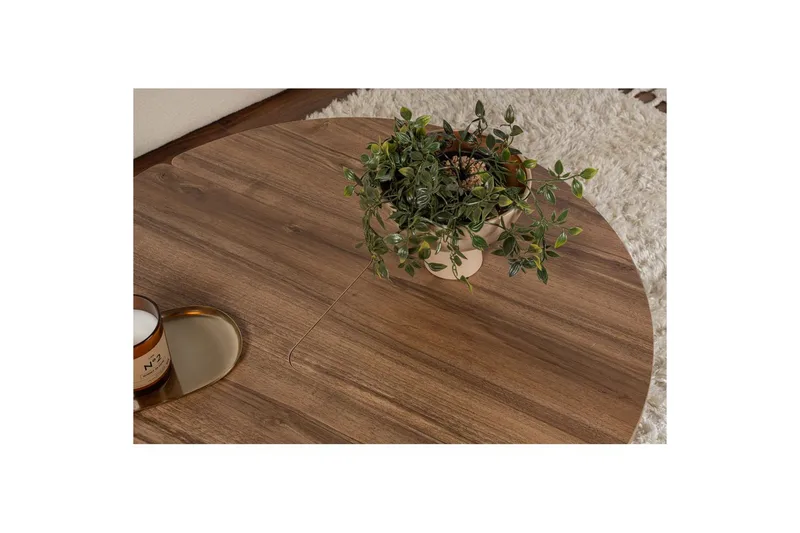 Sohvapöytä Haruya Pähkinäpuu - Pähkinäpuu - Huonekalut - Pöytä & ruokailuryhmä - Apupöytä & sivupöytä - Sarjapöytä