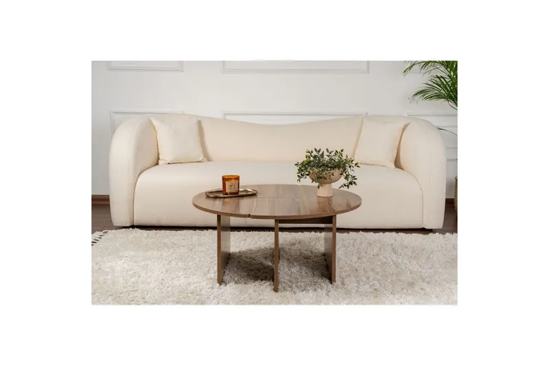 Sohvapöytä Haruya Pähkinäpuu - Pähkinäpuu - Huonekalut - Pöytä & ruokailuryhmä - Apupöytä & sivupöytä - Sarjapöytä