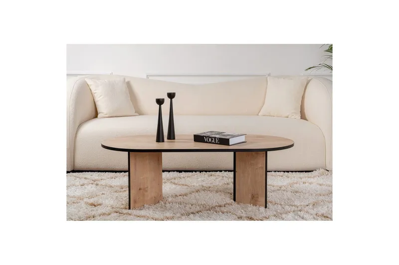 Sohvapöytä Hasina Safiiritammi Musta - Safiiritammi Musta - Huonekalut - Pöytä & ruokailuryhmä - Sohvapöytä