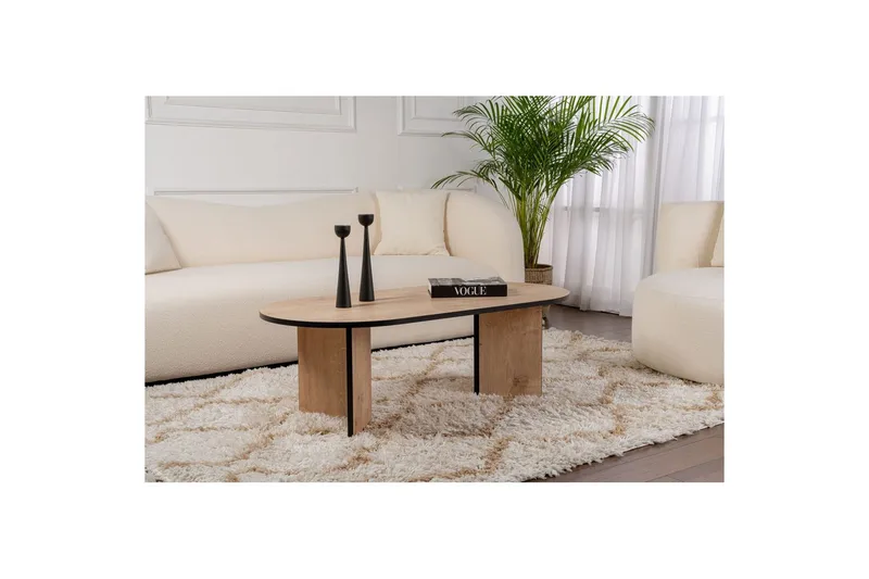 Sohvapöytä Hasina Safiiritammi Musta - Safiiritammi Musta - Huonekalut - Pöytä & ruokailuryhmä - Sohvapöytä