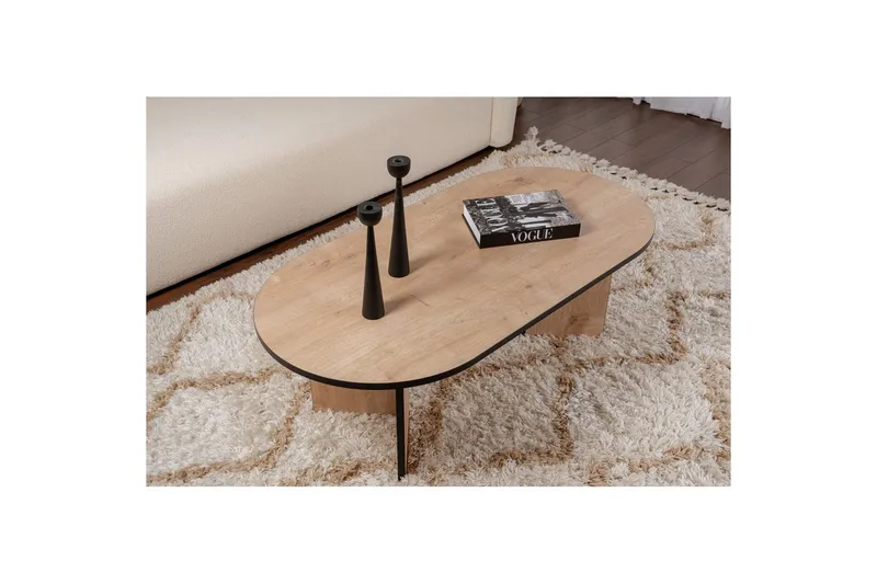 Sohvapöytä Hasina Safiiritammi Musta - Safiiritammi Musta - Huonekalut - Pöytä & ruokailuryhmä - Sohvapöytä