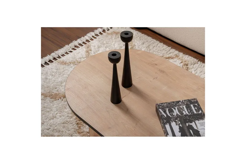 Sohvapöytä Hasina Safiiritammi Musta - Safiiritammi Musta - Huonekalut - Pöytä & ruokailuryhmä - Sohvapöytä