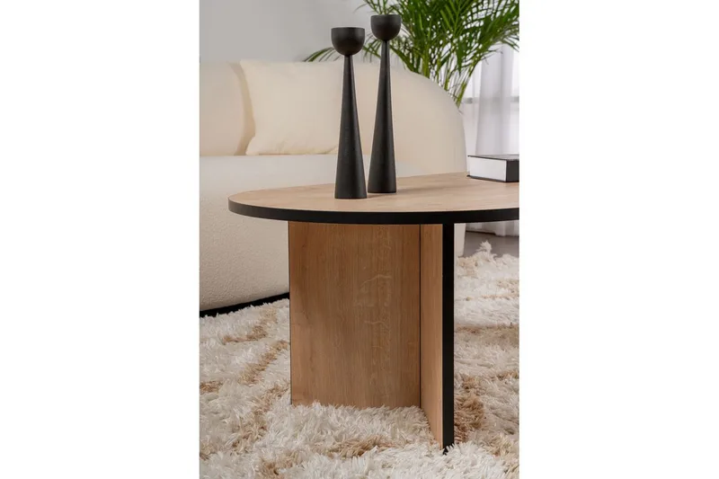 Sohvapöytä Hasina Safiiritammi Musta - Safiiritammi Musta - Huonekalut - Pöytä & ruokailuryhmä - Sohvapöytä