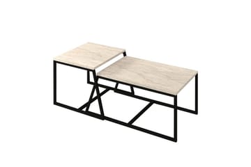 Sohvapöytä Hebamal Travertiini - Luonnollinen - Huonekalut - Pöytä & ruokailuryhmä - Apupöytä & sivupöytä - Sarjapöytä