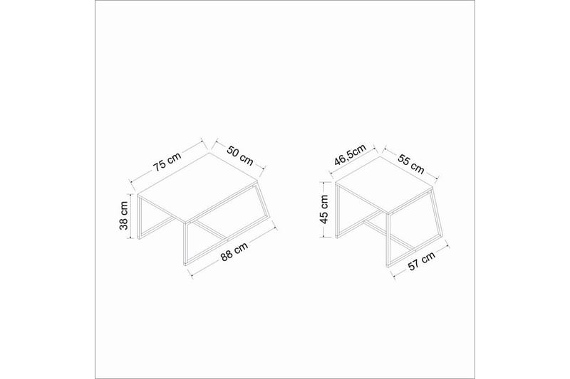 Sohvapöytä Hebamal Travertiini - Luonnollinen - Huonekalut - Pöytä & ruokailuryhmä - Apupöytä & sivupöytä - Sarjapöytä