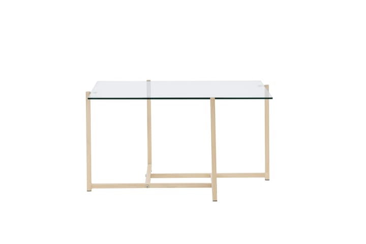 Hedine Sohvapöytä 80x80 cm Läpinäkyvä - Venture Home - Sohvapöytä