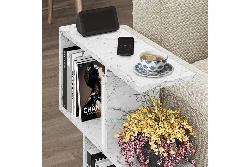 Sohvapöytä Homemania Carraran Marmori - Carraran Marmori - Huonekalut - Pöytä & ruokailuryhmä - Marmoripöydät