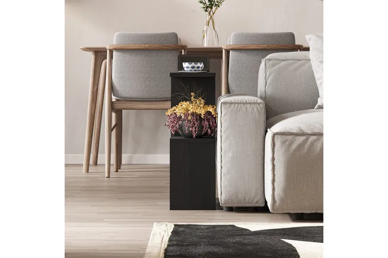 Sohvapöytä Homemania Puu / Musta - Puu / Musta - Huonekalut - Pöytä & ruokailuryhmä - Sohvapöytä