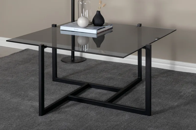 Hybrid Sohvapöytä 80x80 cm - Harmaa - Huonekalut - Pöytä & ruokailuryhmä - Sohvapöytä