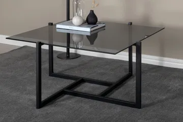 Hybrid Sohvapöytä 80x80 cm - Harmaa - Huonekalut - Pöytä & ruokailuryhmä - Sohvapöytä