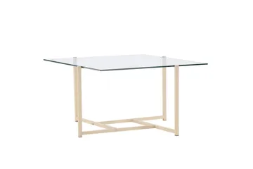 Hybrid Sohvapöytä 80x80 cm - Läpinäkyvä - Huonekalut - Pöytä & ruokailuryhmä - Sohvapöytä