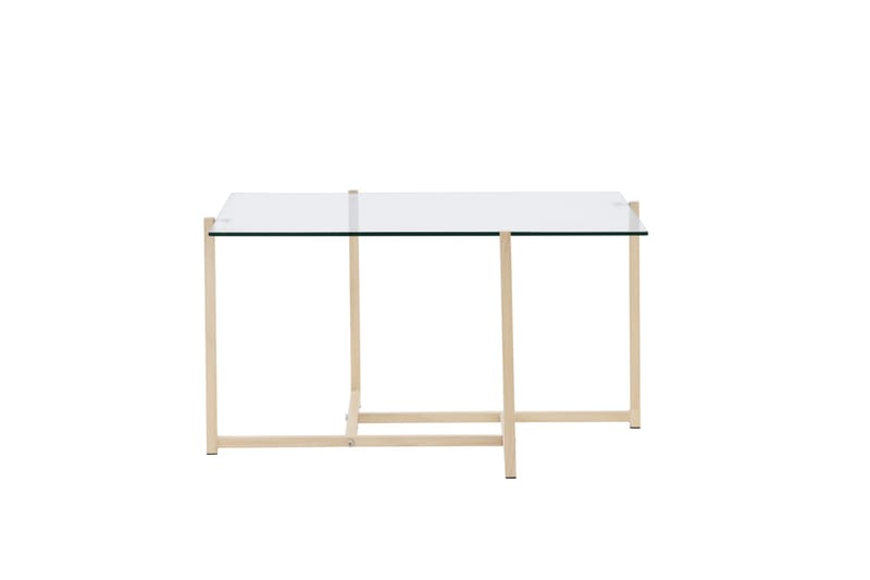 Hybrid Sohvapöytä 80x80 cm - Läpinäkyvä - Huonekalut - Pöytä & ruokailuryhmä - Sohvapöytä