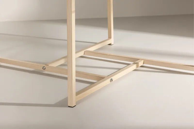 Hybrid Sohvapöytä 80x80 cm - Läpinäkyvä - Huonekalut - Pöytä & ruokailuryhmä - Sohvapöytä