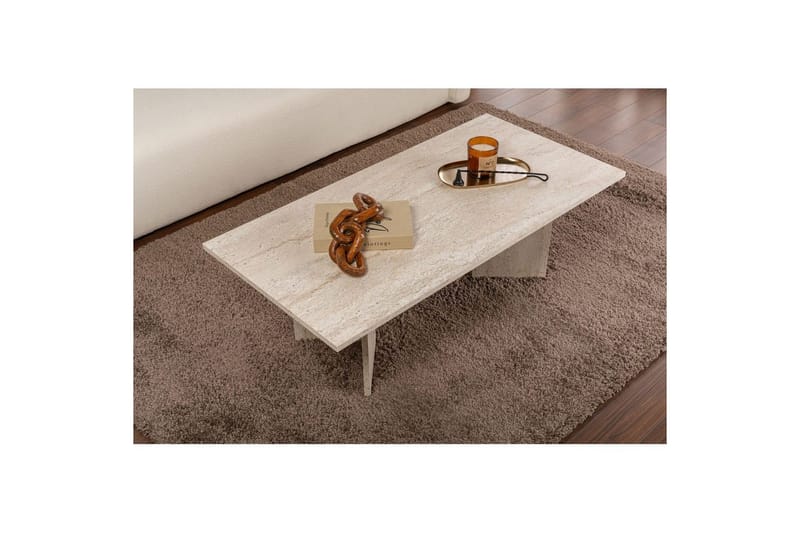 Sohvapöytä Isami Travertiini - Travertiini - Huonekalut - Pöytä & ruokailuryhmä - Sohvapöytä