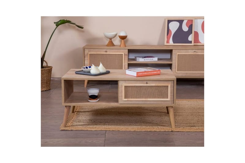 Sohvapöytä Jatinder Tammi - Tammi - Huonekalut - Pöytä & ruokailuryhmä - Sohvapöytä