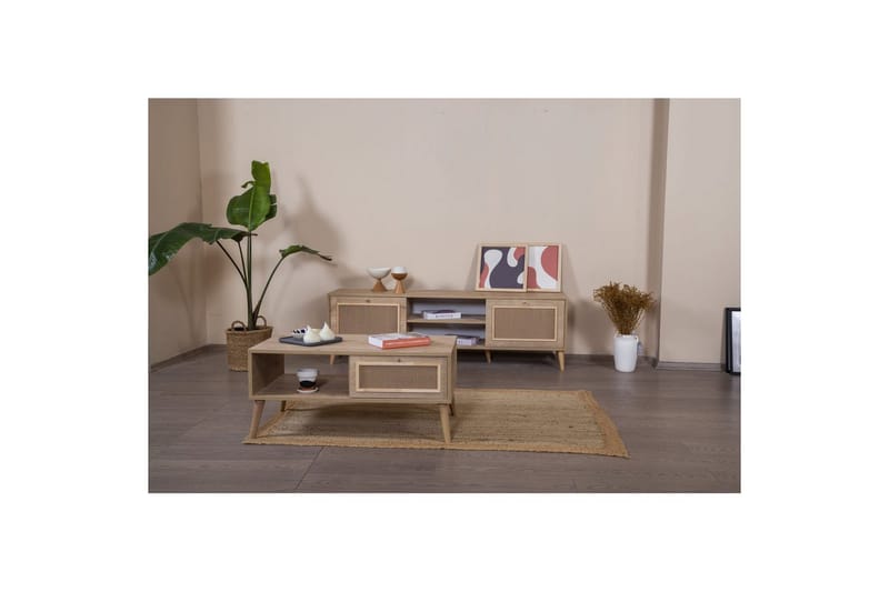 Sohvapöytä Jatinder Tammi - Tammi - Huonekalut - Pöytä & ruokailuryhmä - Sohvapöytä