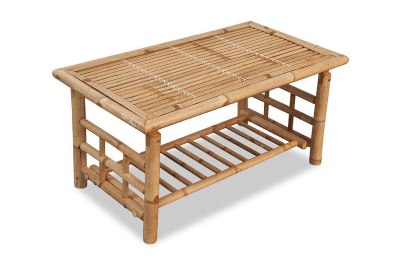 Kahvipöytä Bambu 90x50x45 cm - Ruskea - Huonekalut - Pöytä & ruokailuryhmä - Sohvapöytä